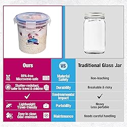 Overnight Oats Container with Lids