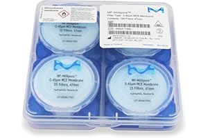 APPLIED MEMBRANES INC. Filters for SDI Testing | SDI-045 Pack of 100 | For use in SDI-2000 SDI Kit and Simple SDI | 0.45M 47mm Hydrophilic Membrane SDI Filters | Applied Membranes, Inc. SDI-045…