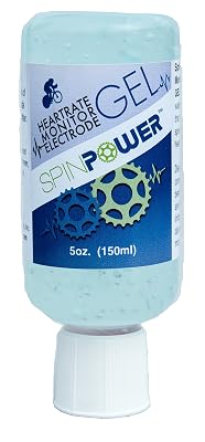 SpinPower Heart Rate Monitor Conductive Gel, 5-Ounce