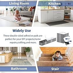 52 Pcs Double Sided Adhesive Pads, Two Sided