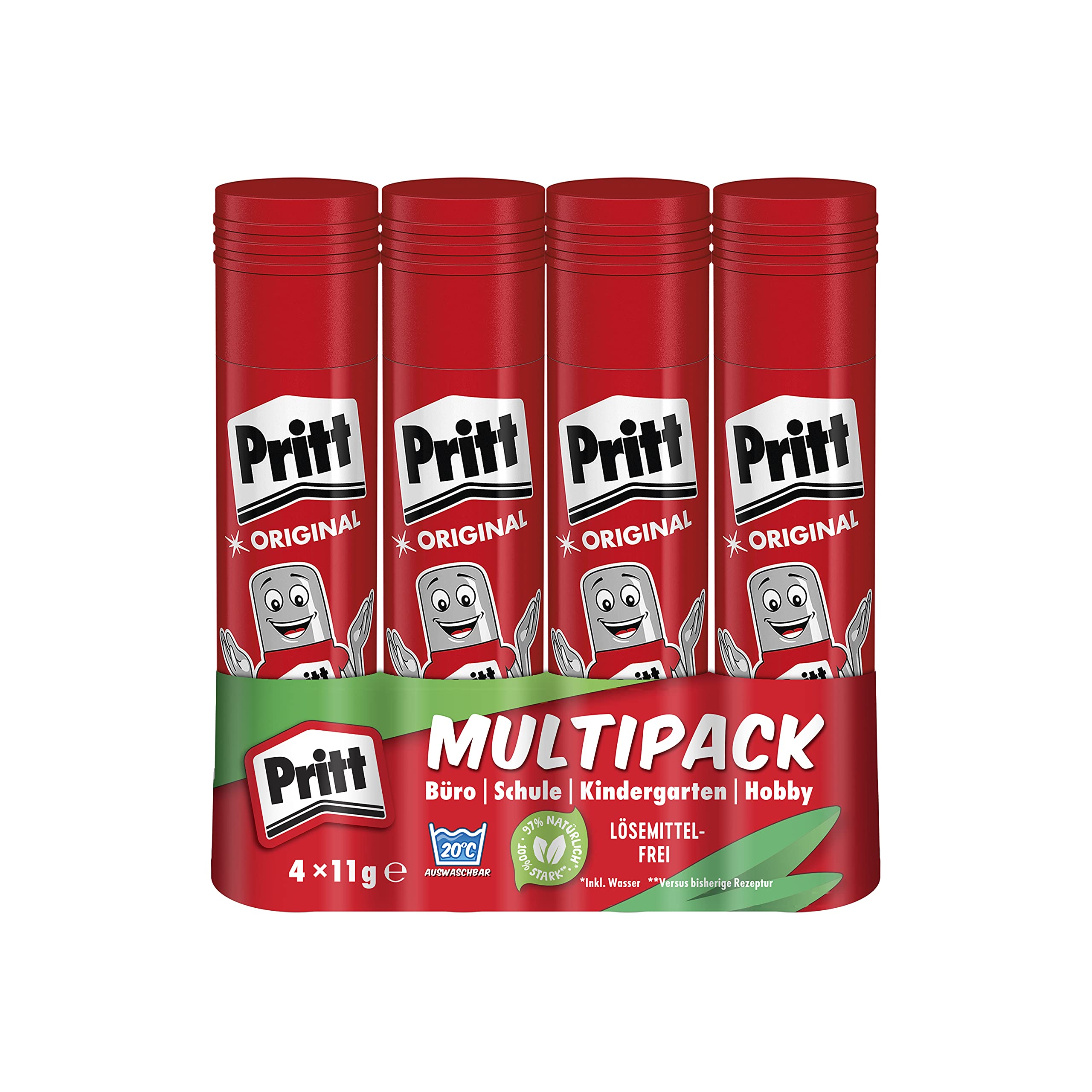 Pritt 1259587 11 g Glue Stick (Pack of 4)