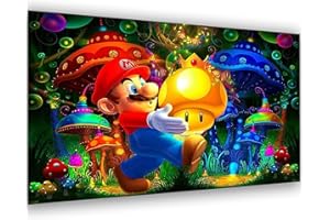 Aestalrcus Large Cartoon Paint by Number for Adults Canvas,Acrylic Paint by Numbers for Adults,16x24 inch Large Size Painting by Numbers for Adults for Home Wall Decoration and Gifts