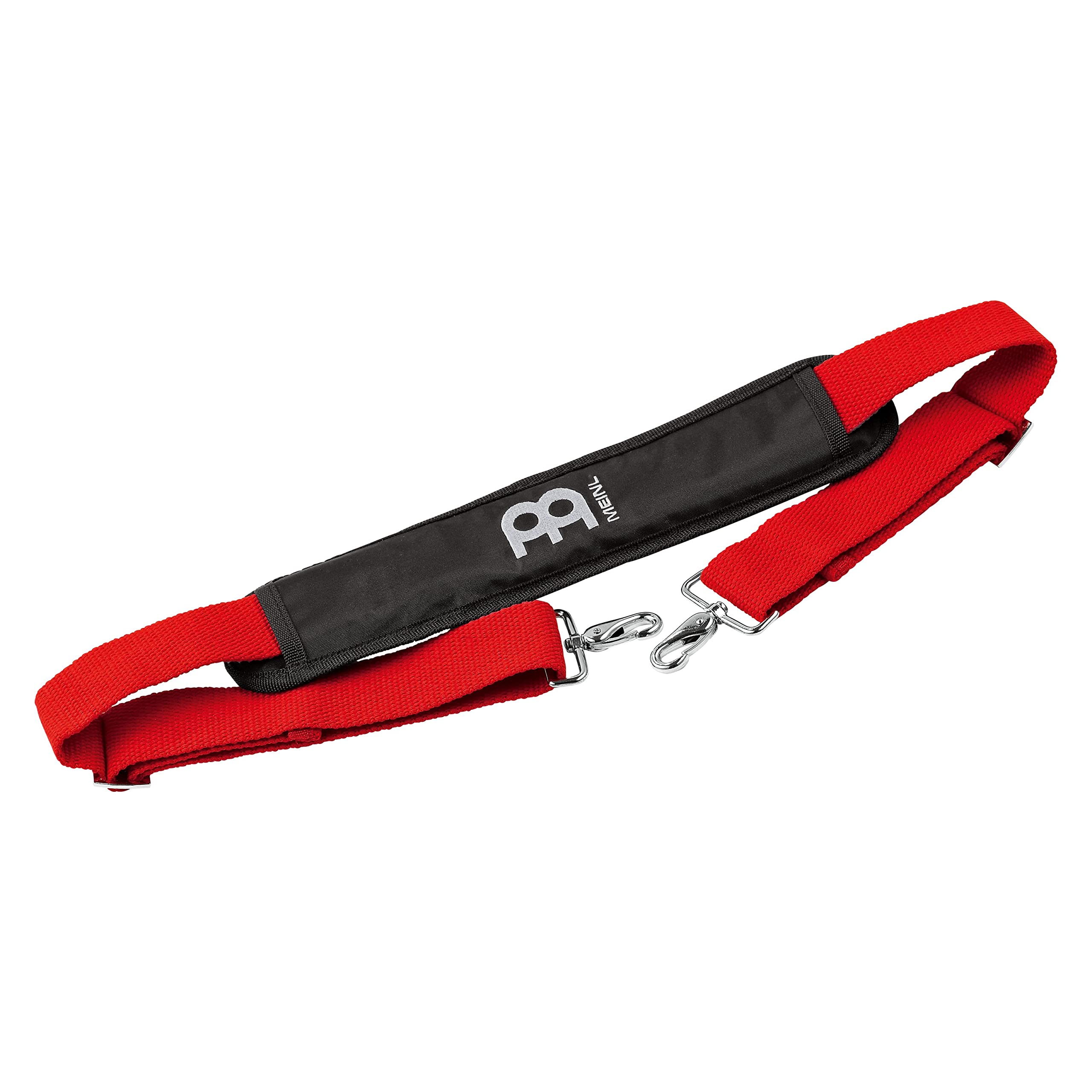 Meinl Percussion Samba Strap Accessory - Strap for Surdo and Repinique - For Shoulder and Hip - Adjustable - With Padding - Cotton, Red (SB-R)