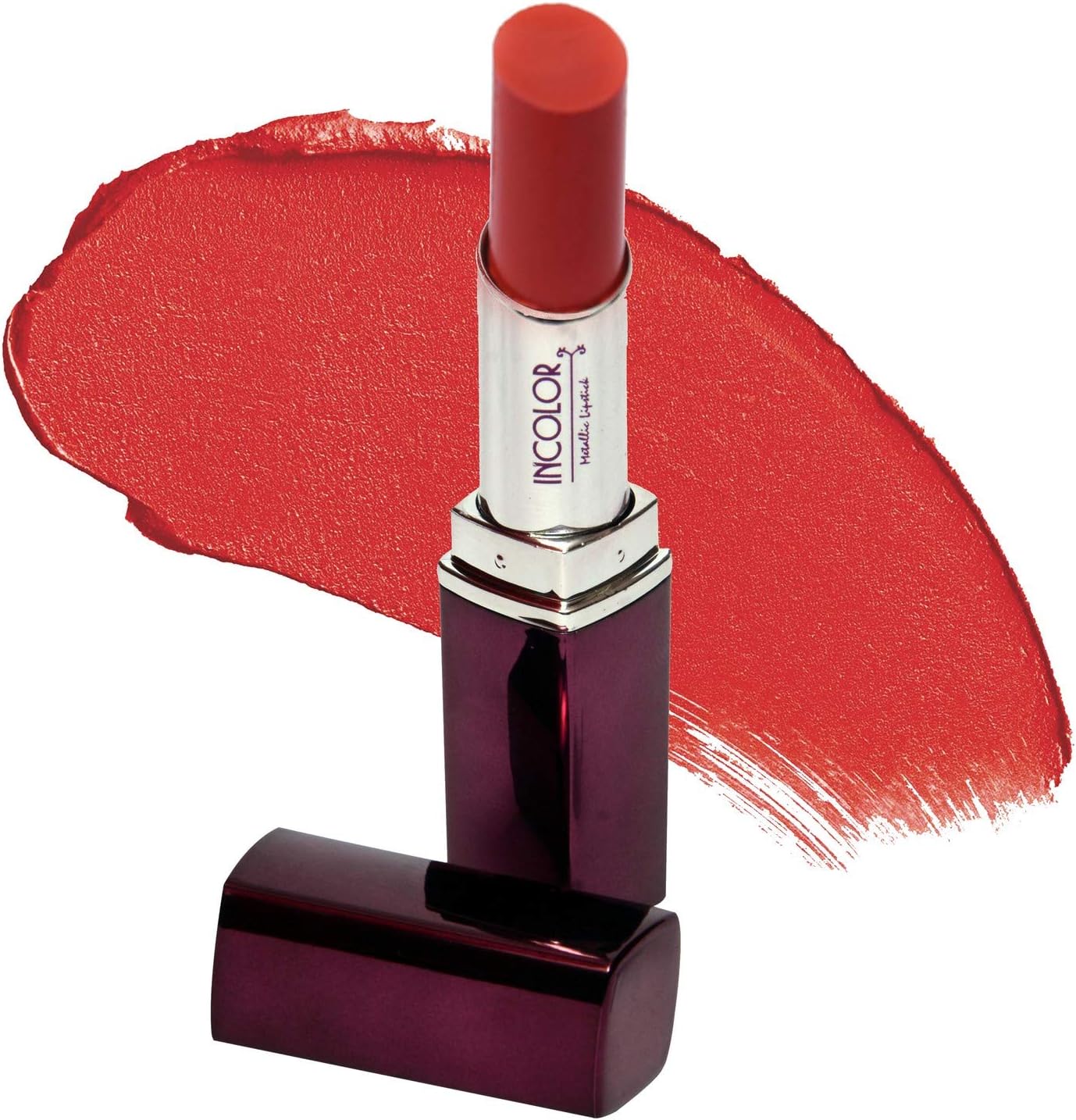Incolor Metallic Lipstick, 55 Red, 3.7g