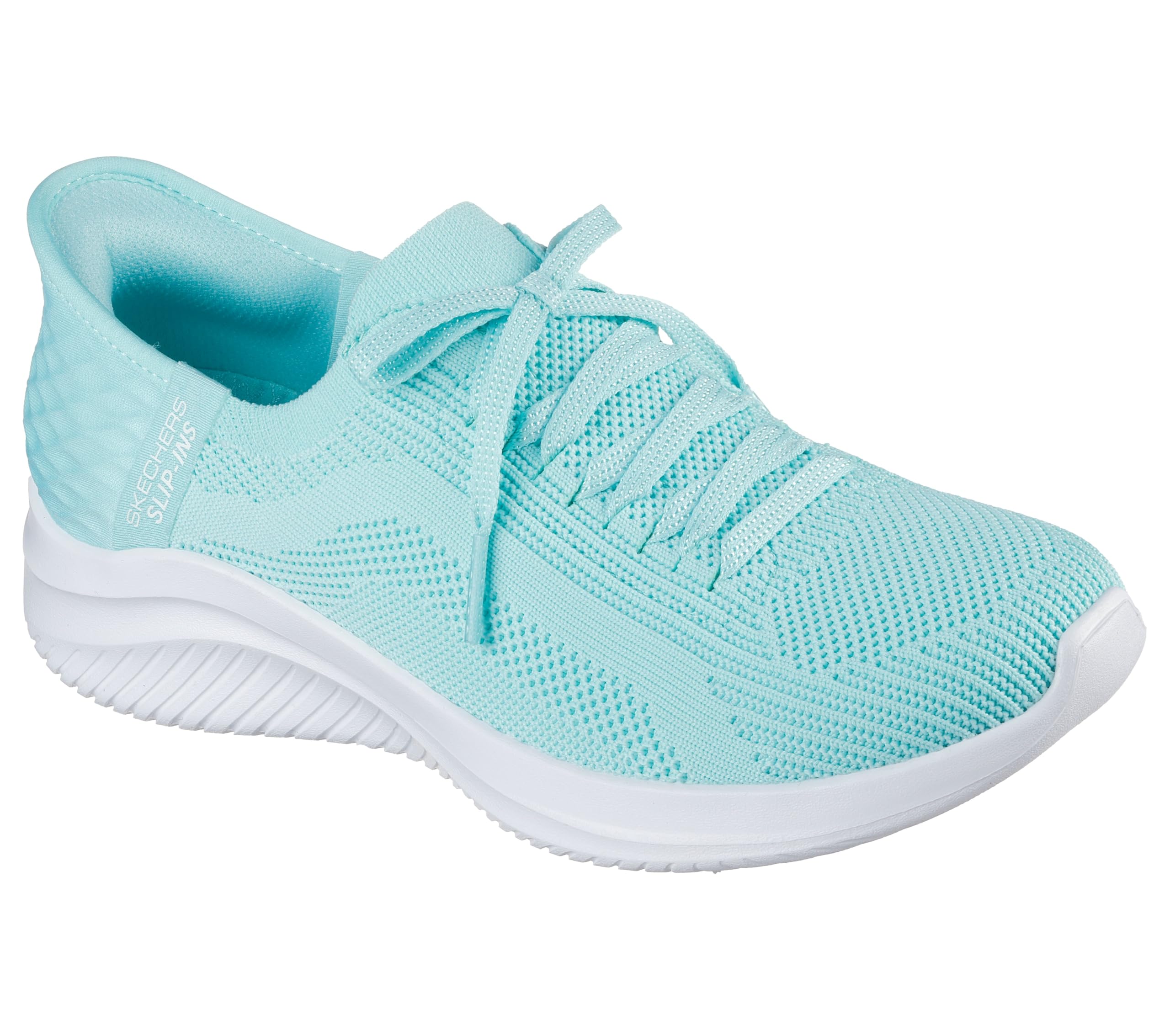 SKECHERS Women's Ultra Flex 3.0-Brilliant Path Hands-Free Slip-ins, Aqua, 7 Image