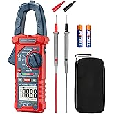 AstroAI Digital Clamp Meter Multimeter 2000 Counts Amp Voltage Tester Auto-ranging with AC/DC Voltage, AC Current, Resistance