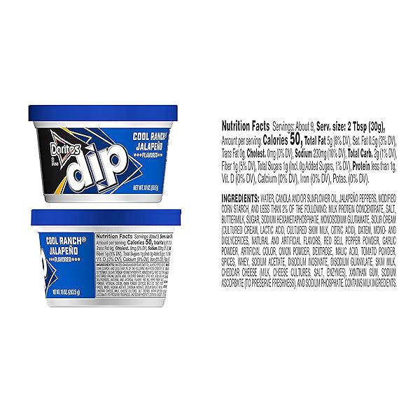 DORITOS DIP COOL RANCH JALAPENO