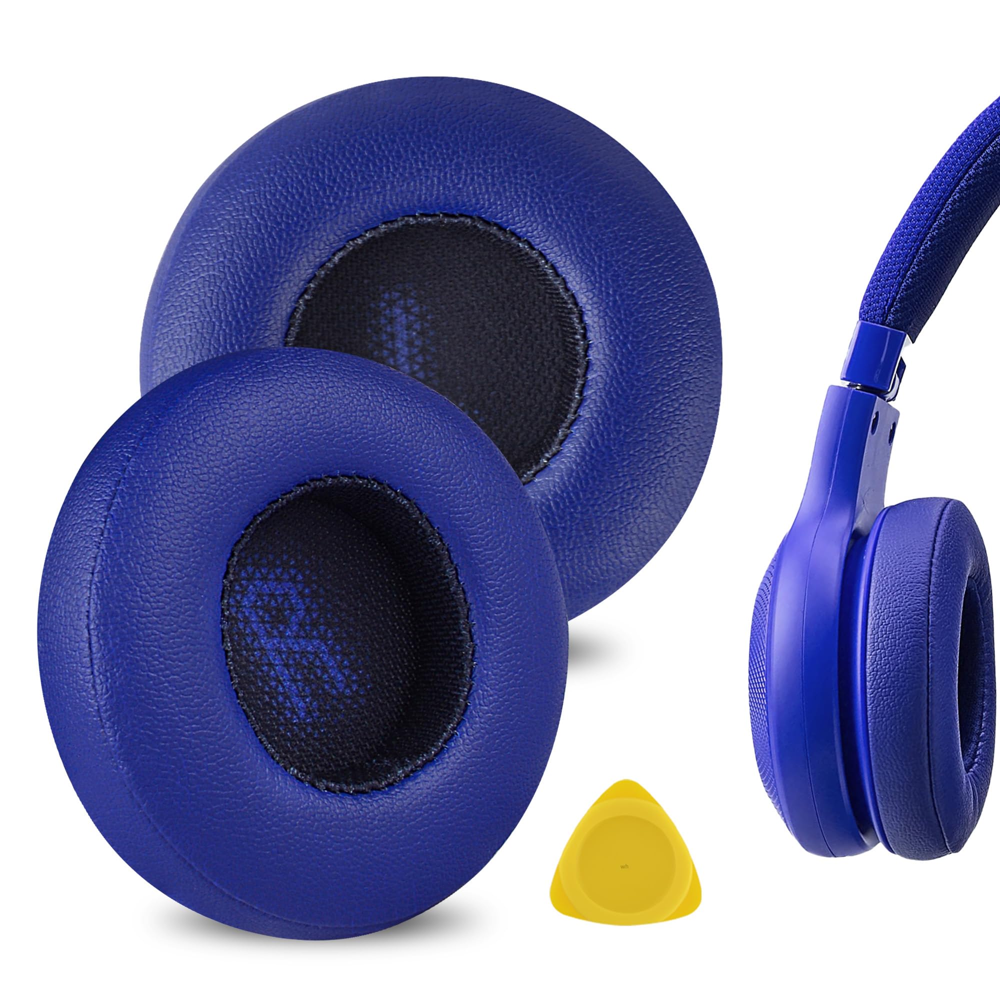 Geekria Replacement Ear Pads for JBL E35/ E45BT/ E45/ C45BT Headphones Ear Cushions, Repair Parts (Blue)
