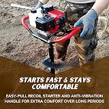 Dealourus 65cc Petrol Earth Auger 2-Stroke Digger 3 Bits Extension Pole view 3