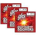 GHS Strings GBXL Guitar Boomers, Nickel-Plated Electric Guitar Strings, Extra Light (9-42), Pack of 3