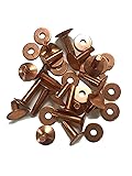 Copper Rivets & Burrs,1-Inch, No. 9 Size, 1 Pound