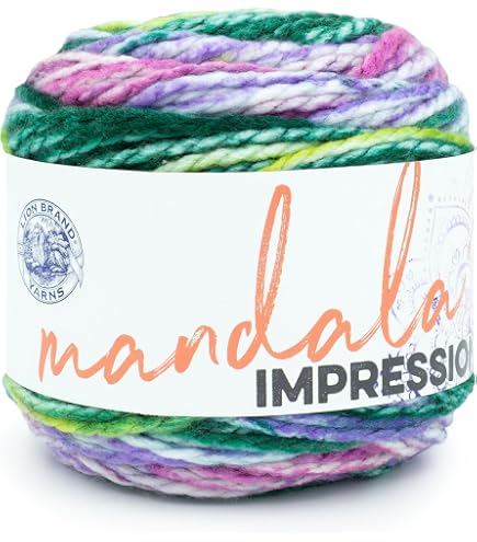 Amazon.com: YarnArt Heritage Medium Weight Variegated Wool Yarn