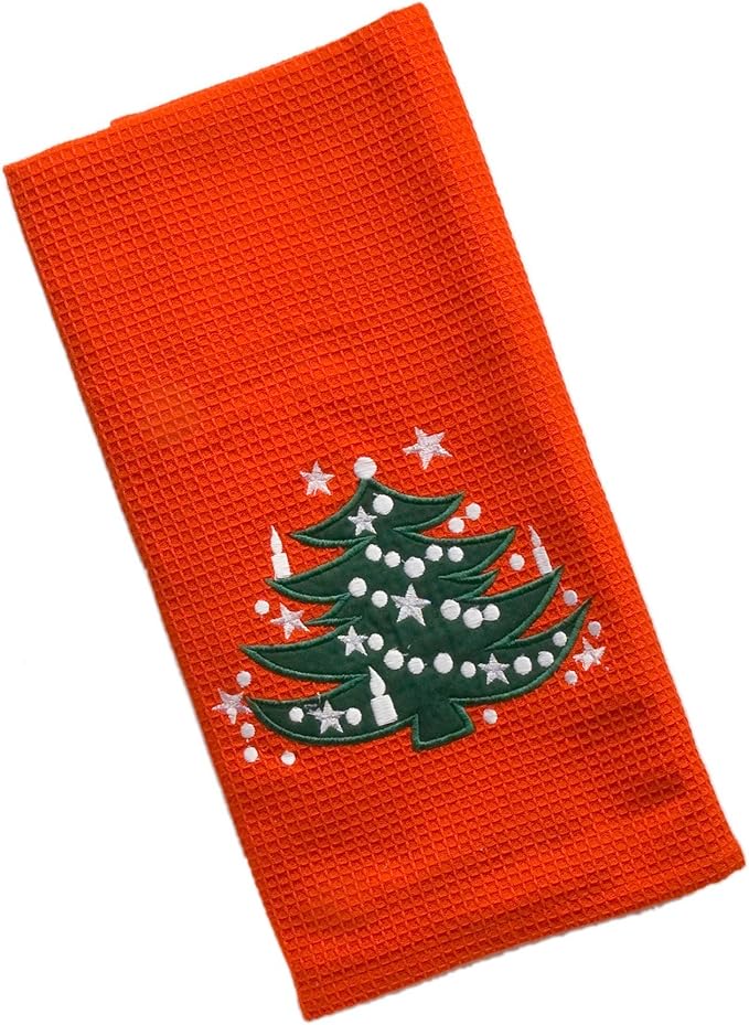Waechtersbach Christmas Tree Embroidered Dish Towel Home