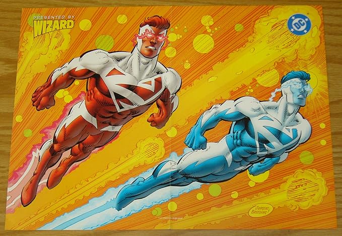 Superman Red Blue By Dan Jurgens Brett Breeding 13 X 9 75 Two Sided Poster Wizard Dc Poster 0139x F At Amazon S Entertainment Collectibles Store