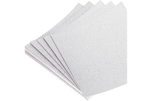 MECCANIXITY 50 Sheet Glitter Origami Paper 6x6 Inch Sparkle Square Folding Sheet 15x15 cm Craft Folding Paper for DIY Craft a