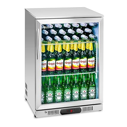 Royal Catering RCGK-138S Nevera Expositora Frigorifico Minibar ...