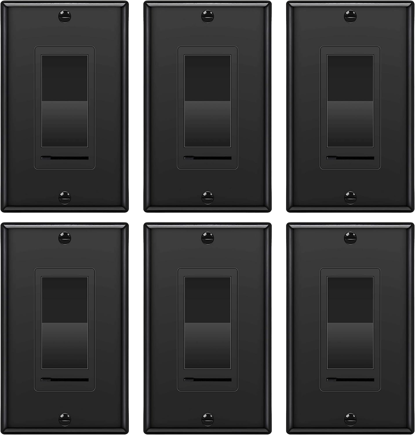 [2 Pack] BESTTEN Dimmer Wall Light Switch, Single-Pole or 3-Way, Compatible with Dimmable LED, Incandescent, Halogen and CFL Bulbs, Wall Plate Included, UL Listed, Ivory: Industrial & Scientific