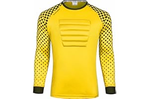 KAMAJSIO Soccer Goalie Jersey Youth - Elbow & Chest Padded Youth Soccer Goalie Jersey - Adult Football Goalkeeper Shirt