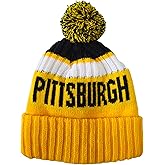 vkawesr City Beanie Knit Hat with Pom Winter Cuffed Cap Sport Fans Gift for Men Women