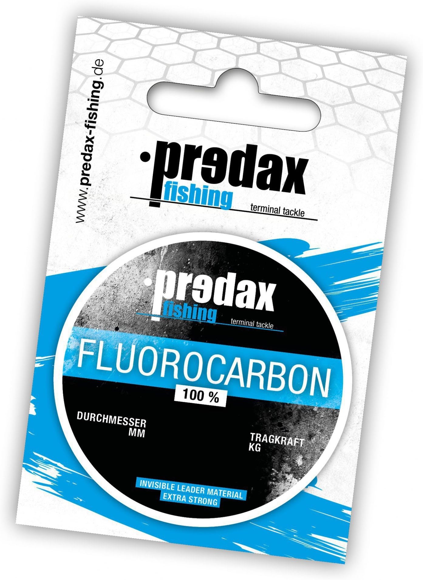 Predax Fluorocarbon line, 0.50 mm, 16 kg, 25 m spool, fluoro carbon line, fluorocarbon leader, leader line, fishing line, transparent fishing line