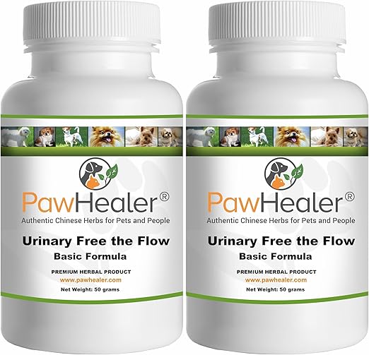 Amazon Com Urinary Free The Flow Basic Bladder Stones Dogs 2 Pack Natural Remedy Stone Prevention In Dogs 50 Grams Ea Herbal Powder Mix Into Food Pet Supplies