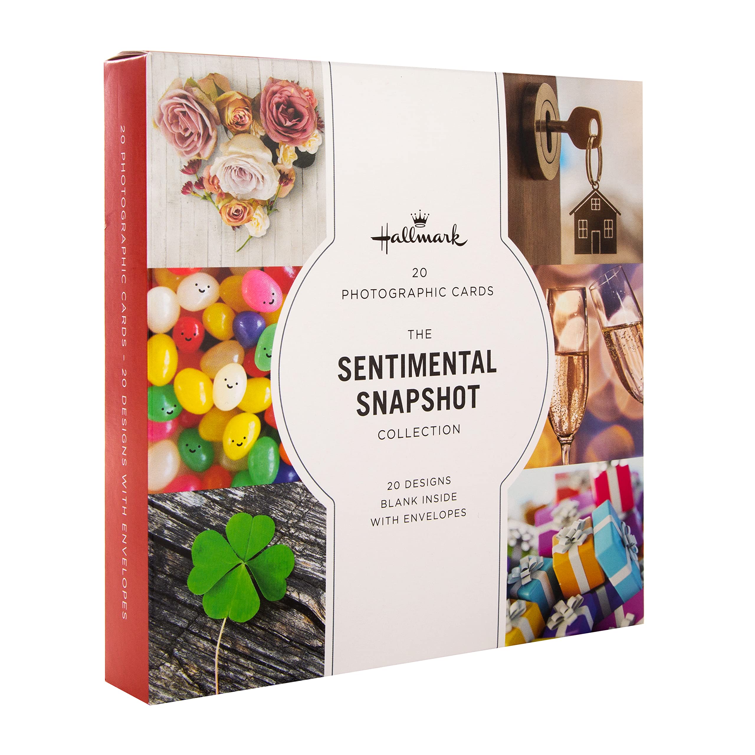 Hallmark Gallery Blank Cards - Multipack of 20 in 20 Assorted Photographic Designs