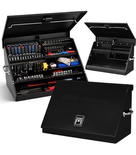 Montezuma – LA400B – 30-Inch Portable TRIANGLE Toolbox – Multi