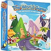 The World Game - Fun Geography Board Game - Educational Game for Kids & Adults - Cool Learning Gift Idea for Teenage Boys & Girls, 2-5 Players