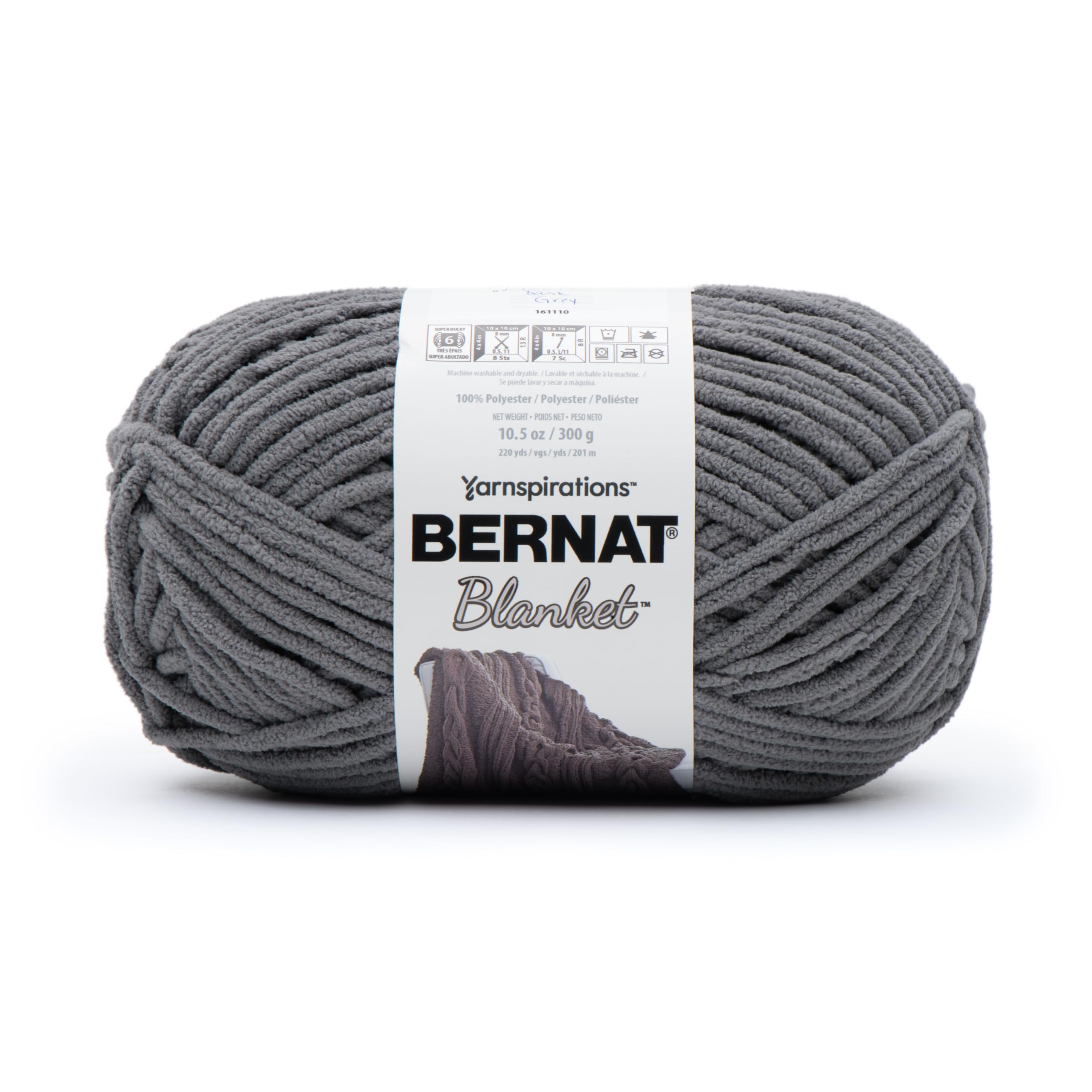 BERNAT BLANKET 300g - DARK GREY — image 1