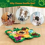 IOKHEIRA Snuffle Mat Dog Feeding Toy Large Medium Small Flowers Design view 3
