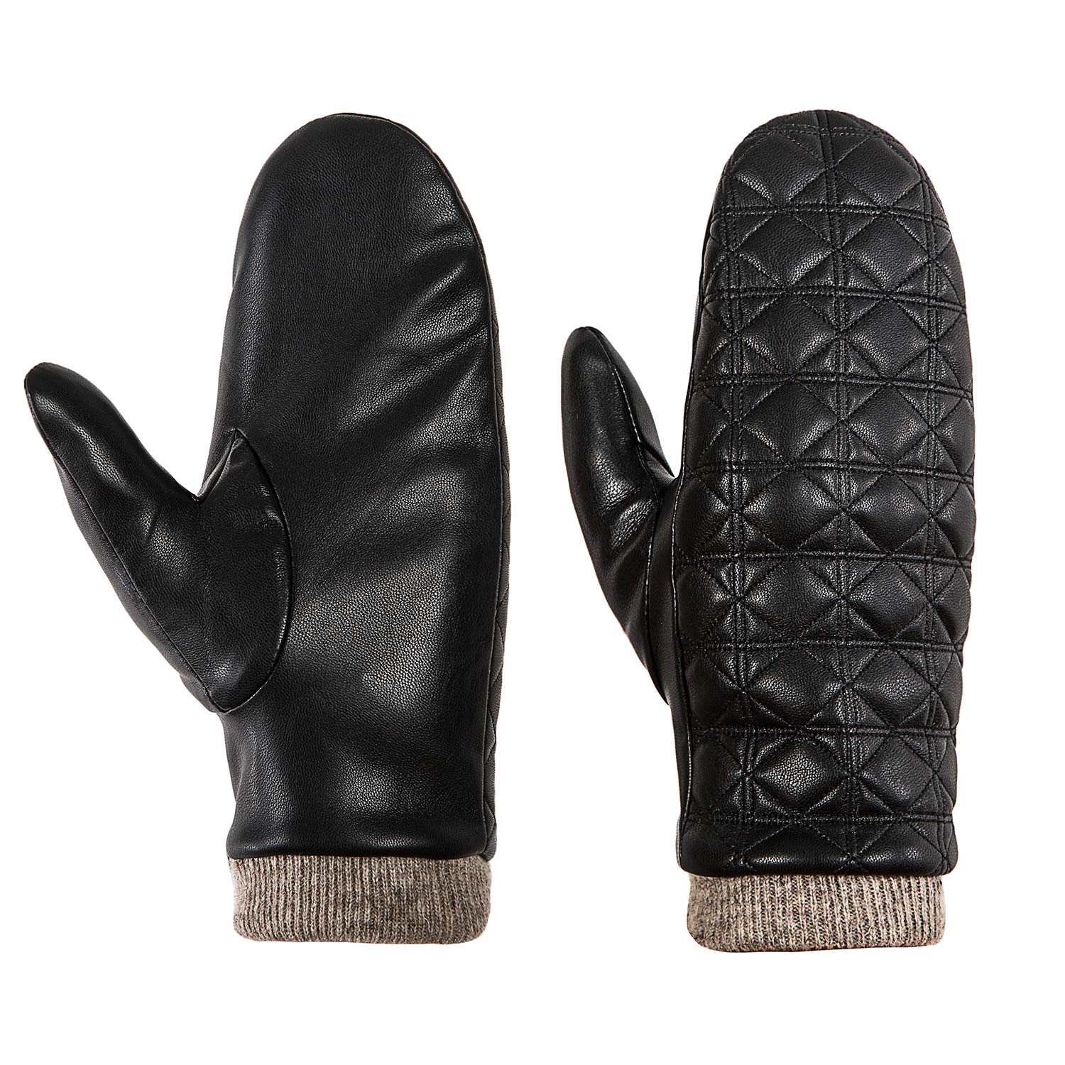 Womens Winter Mittens Touchscreen Warm Soft Fleece Or Wool