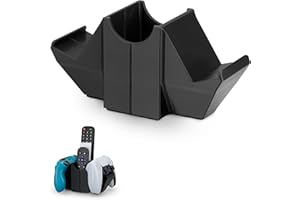 BRAINWAVZ Dual Game Controller & Storage Desktop Holder, Universal Design for Xbox ONE PS5 PS4 PC Gamepads, Reduce Clutter, U