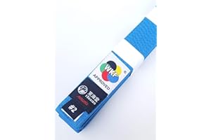 Tokaido Karate Belt, WKF Approved Sparring Blue Belt