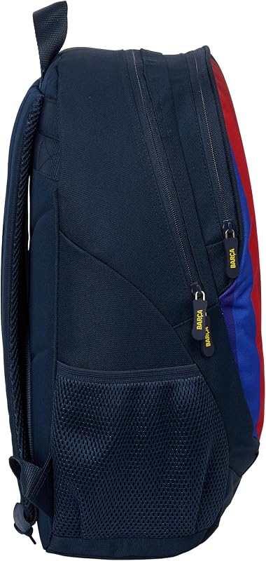 F.C. BARCELONA 1.º EQUIPAMENTO 26/27 - Mochila escolar infantil, ideal para crianças de diferentes idades, confortável e versátil, de qualidade e resistência, 32x16x44 cm