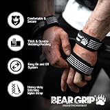 BEAR GRIP Premium Figure 8 Lifting Straps (Pair) Black view 4