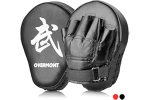 Overmont 2PCS Curved Punch Mitts Punching Mitts Boxing Pads Boxing Glove Target pad with foaming Materials for Karate Kickbox