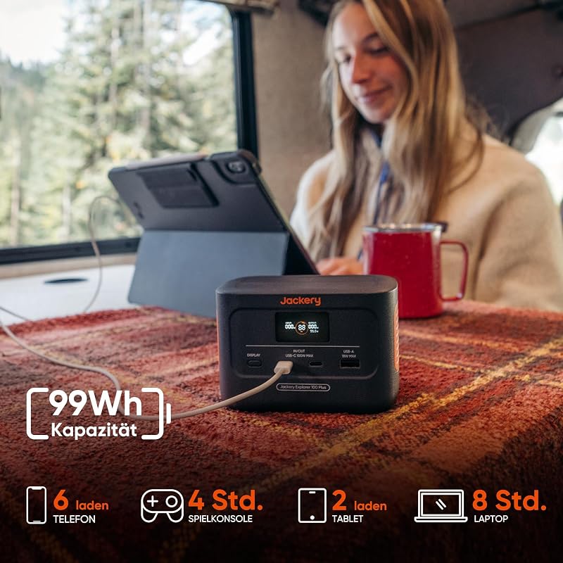 E100 Plus Tragbare Powerstation mit Schnellladung