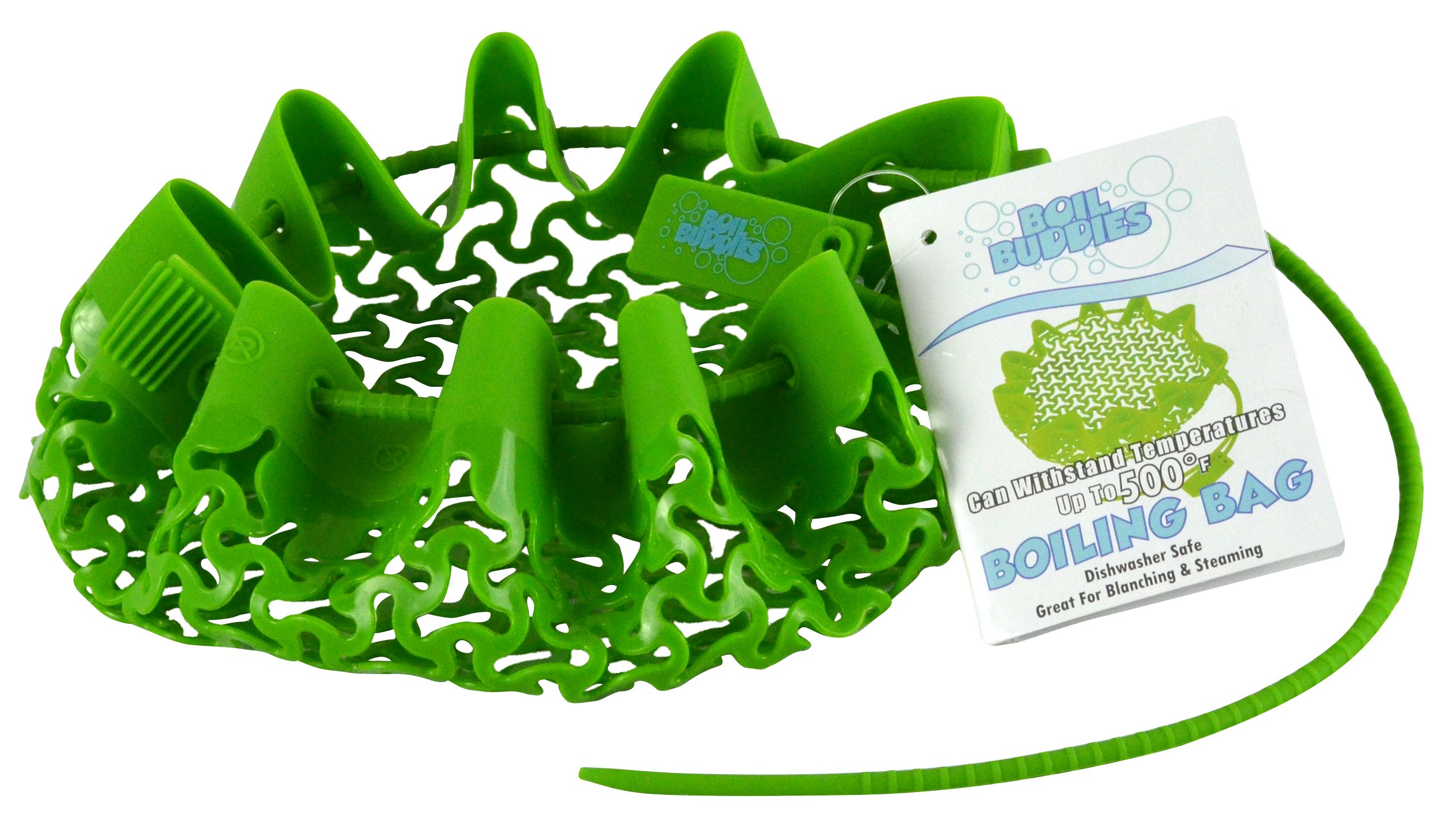 Southern Homewares Silicone Cooking Set Boil Over Spill Guard 10-inch Mesh Boiling Bag Raised Silicone Baking Sheet Green Combo Set (1, One Pack)