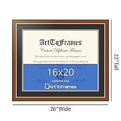 ArtToFrames 16x20 inch Diploma Frame & Certificate