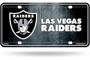 Rico Industries NFL Unisex-Adult Metal License Plate Tag