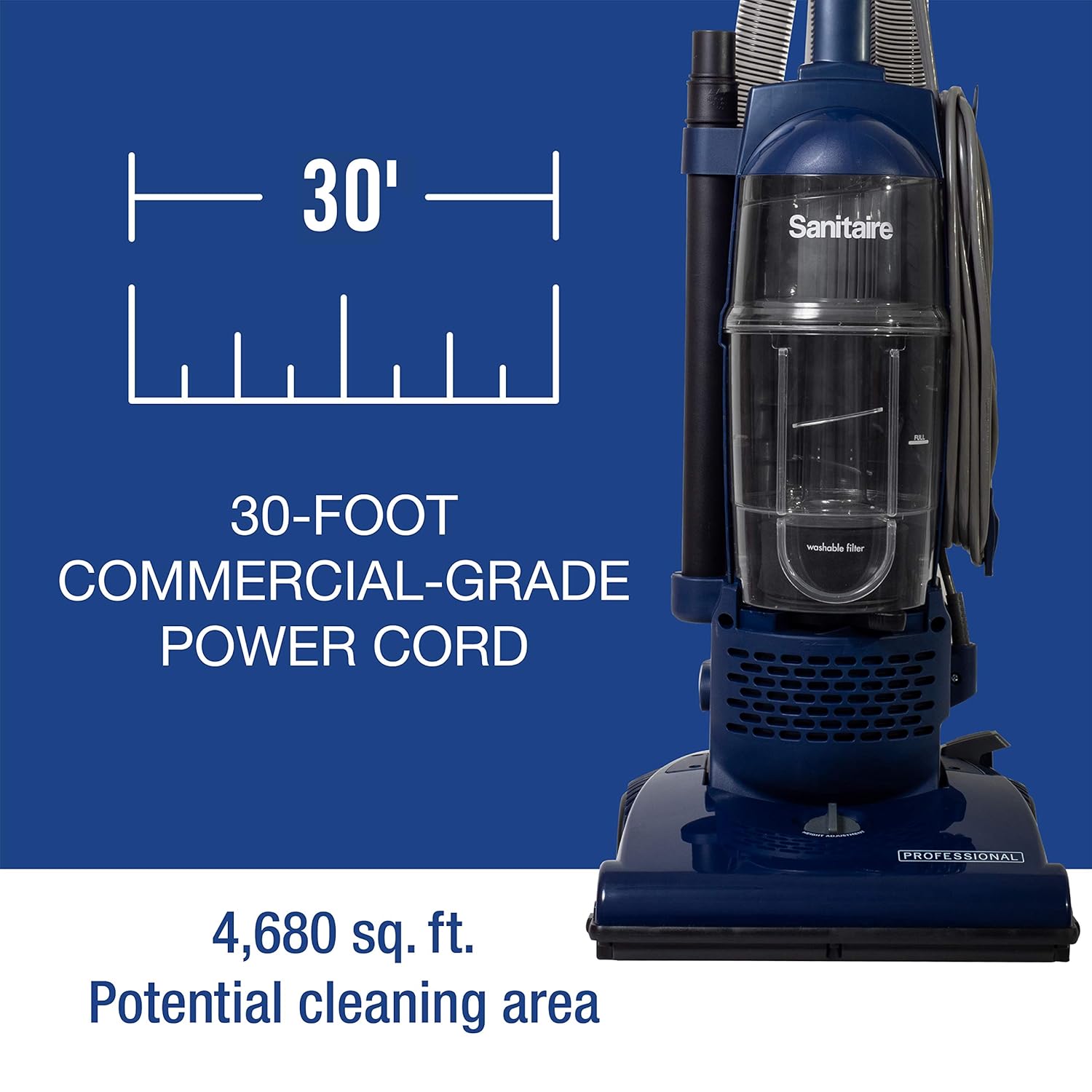 Sanitaire Professional Bagless Upright Commercial Vacuum with Tools, SL4410A: Industrial & Scientific
