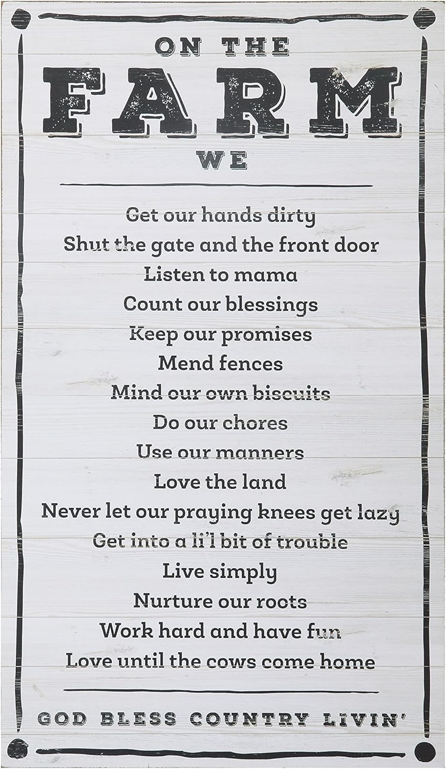 Best Life Rule Signs For Home Decor