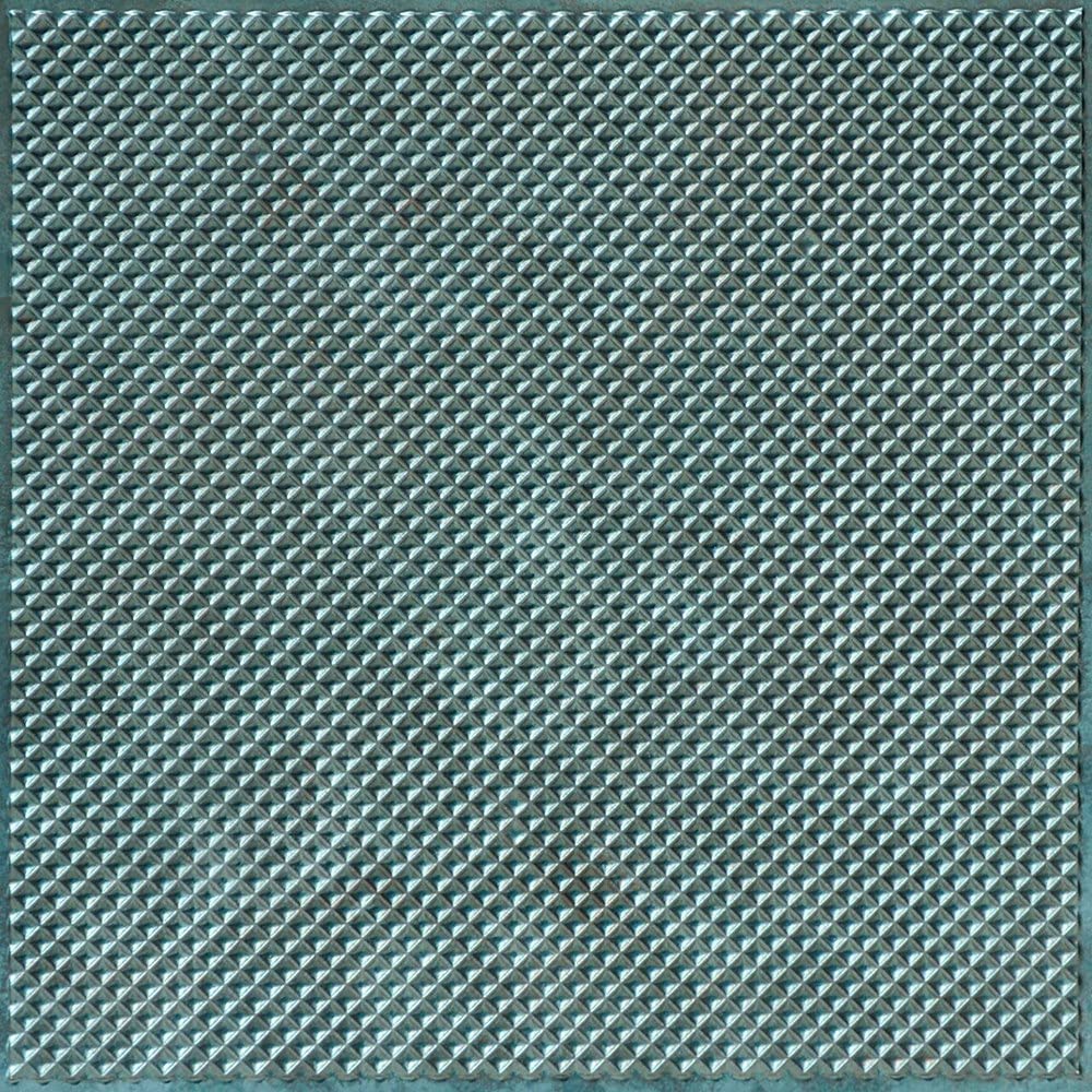 Photo 1 of From Plain To Beautiful In Hours DCT20 Mesh PVC 2' x 2' Glue-up or Lay-in Ceiling Tile (Covers / 200 sq.ft), Patina, 50 Piece
