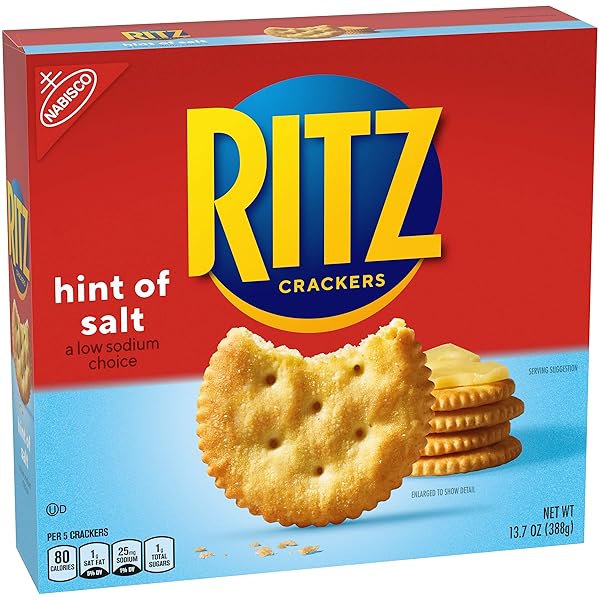 RITZ HINT OF SALT CRACKERS, HINT OF SALT, 13.7 OUNCE