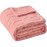 GIOKARNNA Bunny Checkered Throw Blankets,Soft Warm Blankets for Lover Women Men Friends Gifts Pets,Lightweight Fuzzy Blanket for Couch Sofa Bed Travel and Camping(Pink,50"x60")