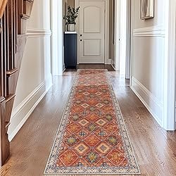 CAPALOCA 2x6 Area Rug Bohemian Rugs with Print