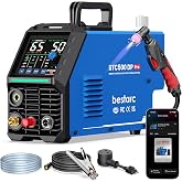 Bestarc Plasma Cutter Machine, Pilot Arc BTC500 Pro, 50A IGBT 110V/220V | APP Control,1/2" Clean Cut 3/4" Max Cut, Inverter Metal Cutter, 2T/4T Rust Removal, 1/4 NPT Fitting, for Beginners Home DIY