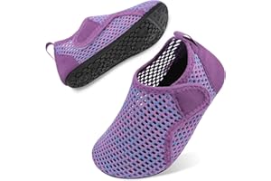 Besroad Kids Water Shoes Girls Boys Quick Dry Aqua Socks Barefoot Non Slip Beach Swim Surf Shoes