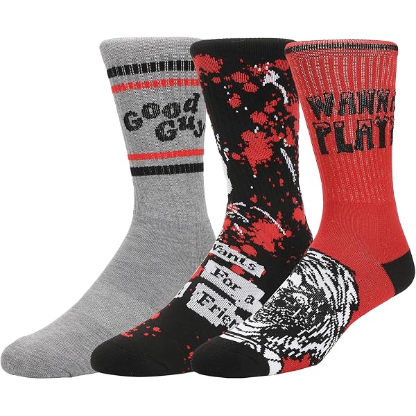 Calzini Uomo Cool Socks Con Grafica Chucky 'Friend To The End' - Taglia Large (Scarpe 42-47) - 2