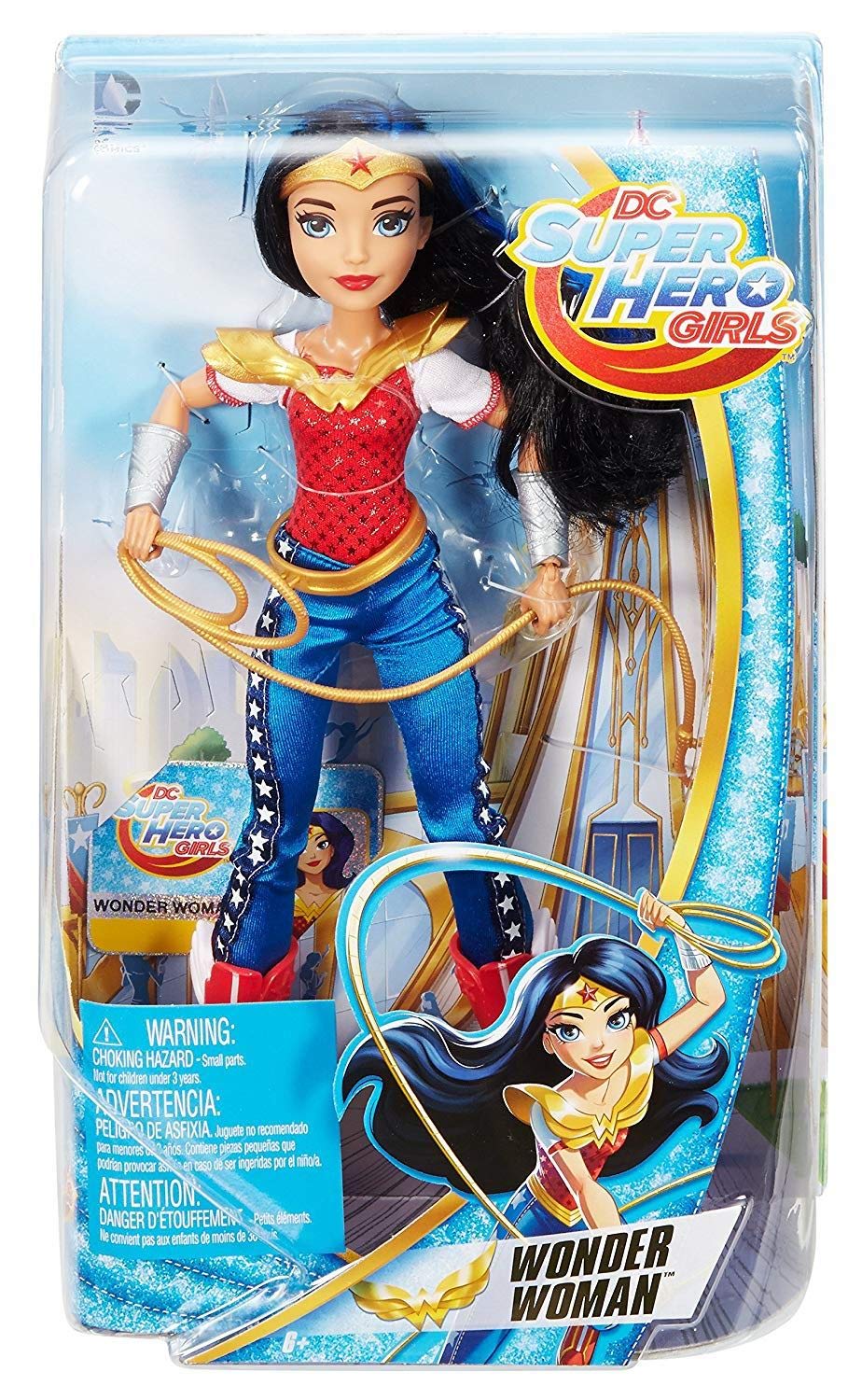 Matchbox 887961267389 DLT62 DC Comics Super Hero Girl Wonder Woman Action Doll